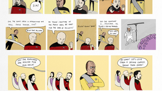 What if Worf left the Enterprise to work on the Nostromo?